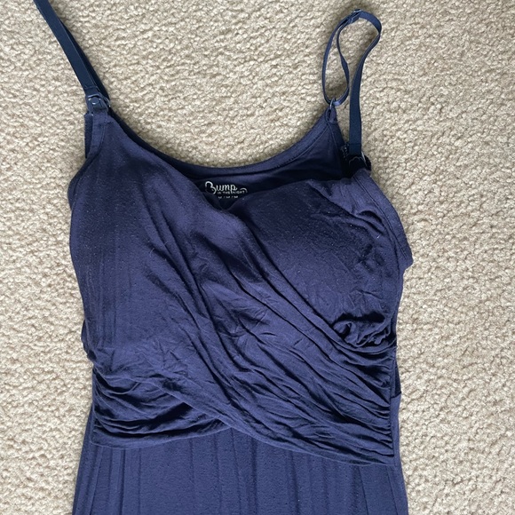 The Bump Navy Nursing Dress - Picture 2 of 5